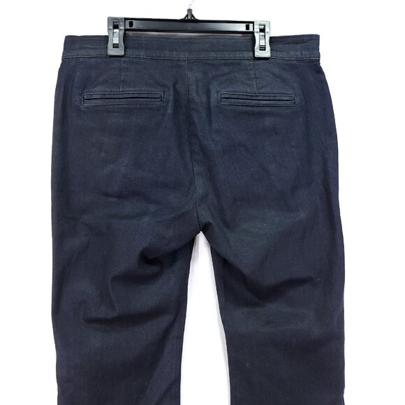 Ralph Lauren Wax Coated Jeans Women's Size 8 Flare-Leg Dark Wash - Picture 8 of 13